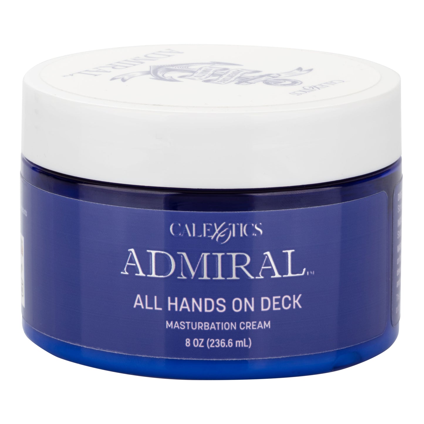 Admiral All Hands on Deck Masturbation Cream 8 Fl Oz Premium Moisturizing Lubricant with Almond Oil > Lube > Masturbation Cream - Tophatter Daily Deals