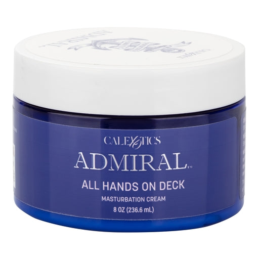 Admiral All Hands on Deck Masturbation Cream 8 Fl Oz Premium Moisturizing Lubricant with Almond Oil > Lube > Masturbation Cream - Tophatter Daily Deals
