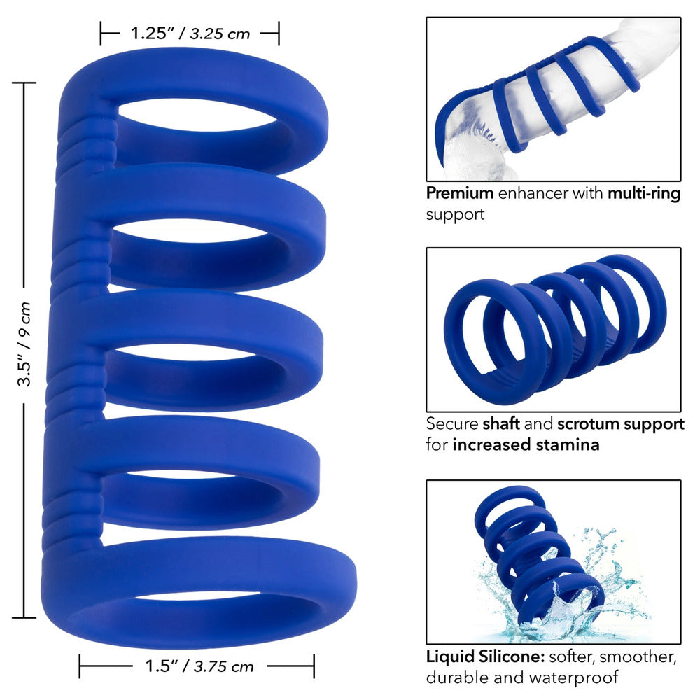 Admiral Xtreme Cage – Liquid Silicone Cock Cage > Bondage Gear > Male Chastity - Tophatter Daily Deals
