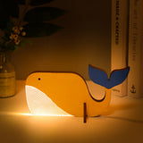 Adorable Animal LED Night Light Whale LED Night Light - Tophatter Daily Deals