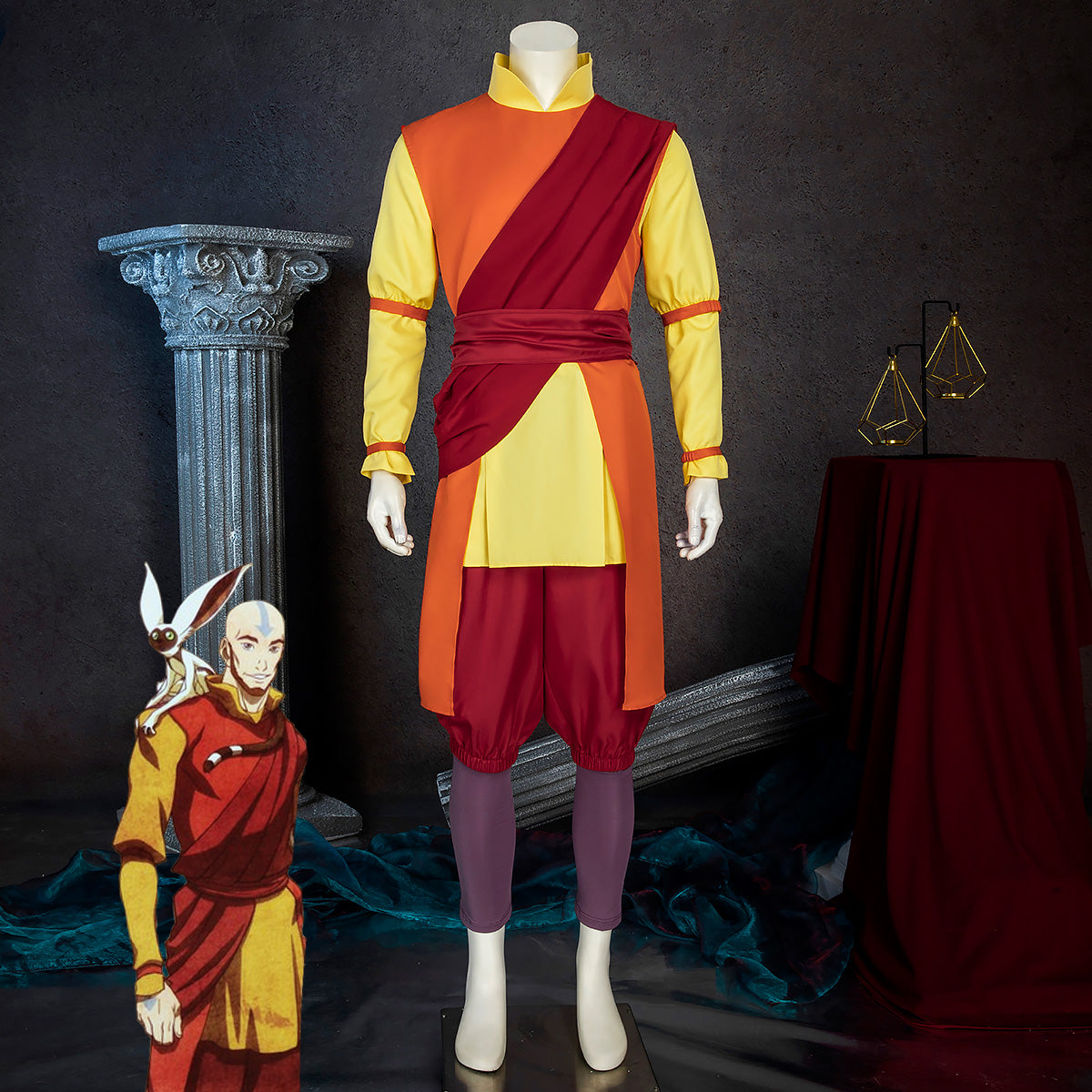 Adult Gaang Animated Movie Avatar The Last Airbender Aang Cosplay Costume Costume - Tophatter Daily Deals