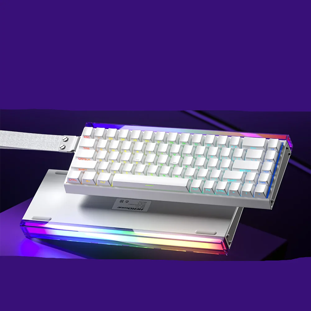 Mechanical Gaming Keyboard 68 Key RGB Compact Esports - Tophatter Daily Deals
