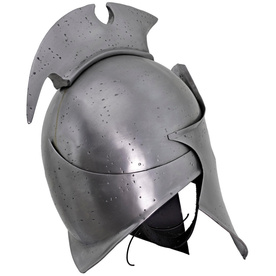 Aegis of Athena Greek Hoplite Battle-Scarred Helmet historical period - Tophatter Daily Deals