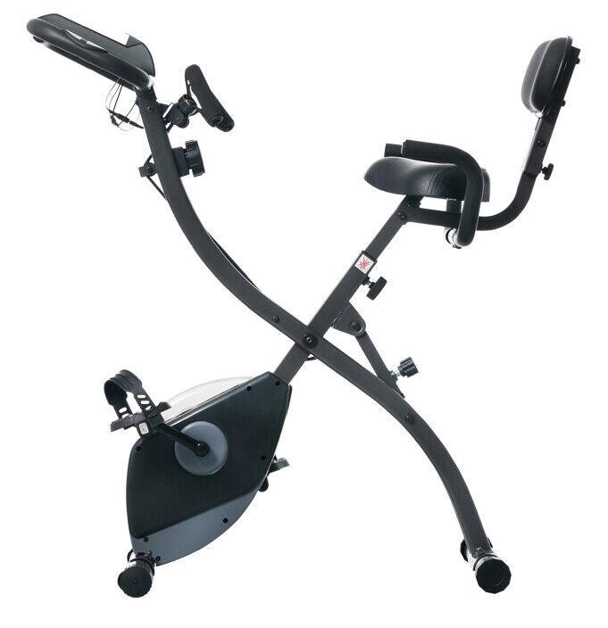 Best Folding Exercise Bike UK - Aerobic Bicycle Home Gym Cardio Fitness X Bike Machine Exercise Bikes - Tophatter Daily Deals