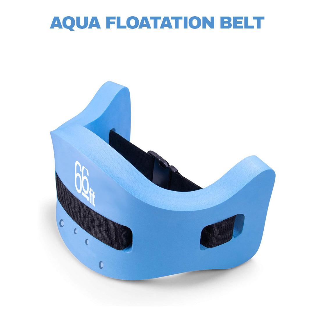 Aqua Jogging Belt - 66fit™ Adult Aqua Floatation Jogging Belt Hydrotherapy Swimming Support Aerobic Swimming - Tophatter Daily Deals