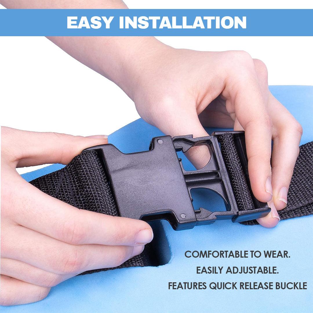 Aqua Jogging Belt - 66fit™ Adult Aqua Floatation Jogging Belt Hydrotherapy Swimming Support Aerobic Swimming - Tophatter Daily Deals