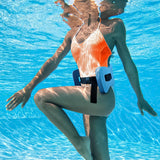 Aqua Jogging Belt - 66fit™ Adult Aqua Floatation Jogging Belt Hydrotherapy Swimming Support Aerobic Swimming - Tophatter Daily Deals