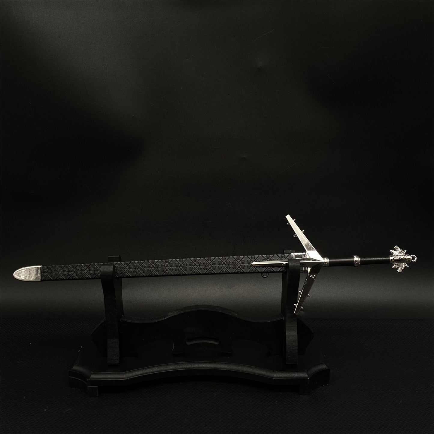 30CM Aerondight Sword Game Metal Weapon Replica With Display Holder - Tophatter Daily Deals