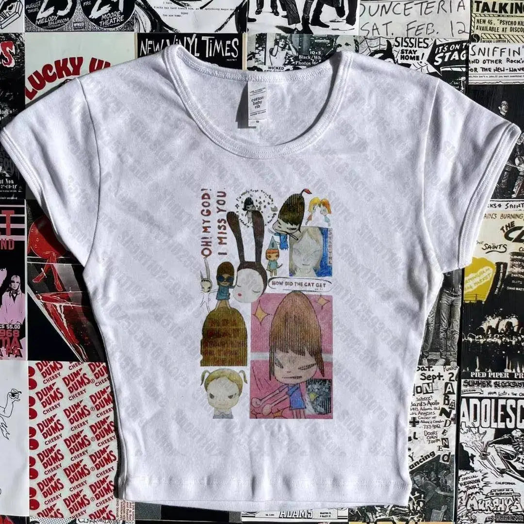 Aesthetic Letter Tank Top Y2K Harajuku Streetwear - Tophatter Daily Deals