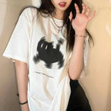 Aesthetic Short Sleeve T-Shirts Basic Streetwear - Tophatter Daily Deals