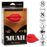 Naughty Bits MUAH Mini Red Lip-Shaped Silicone Vibrator 3.25 Inches Waterproof > Vibrators > Standard Vibrators - Tophatter Daily Deals