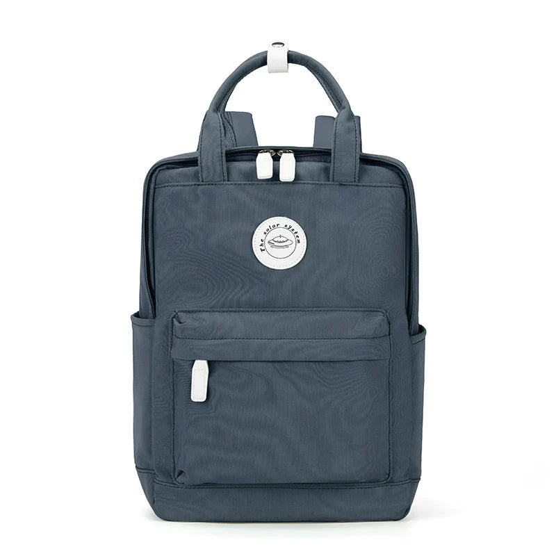 School Nylon Backpack for Teens and Women (Blue) Luggage & Bags > Backpacks - Tophatter Daily Deals