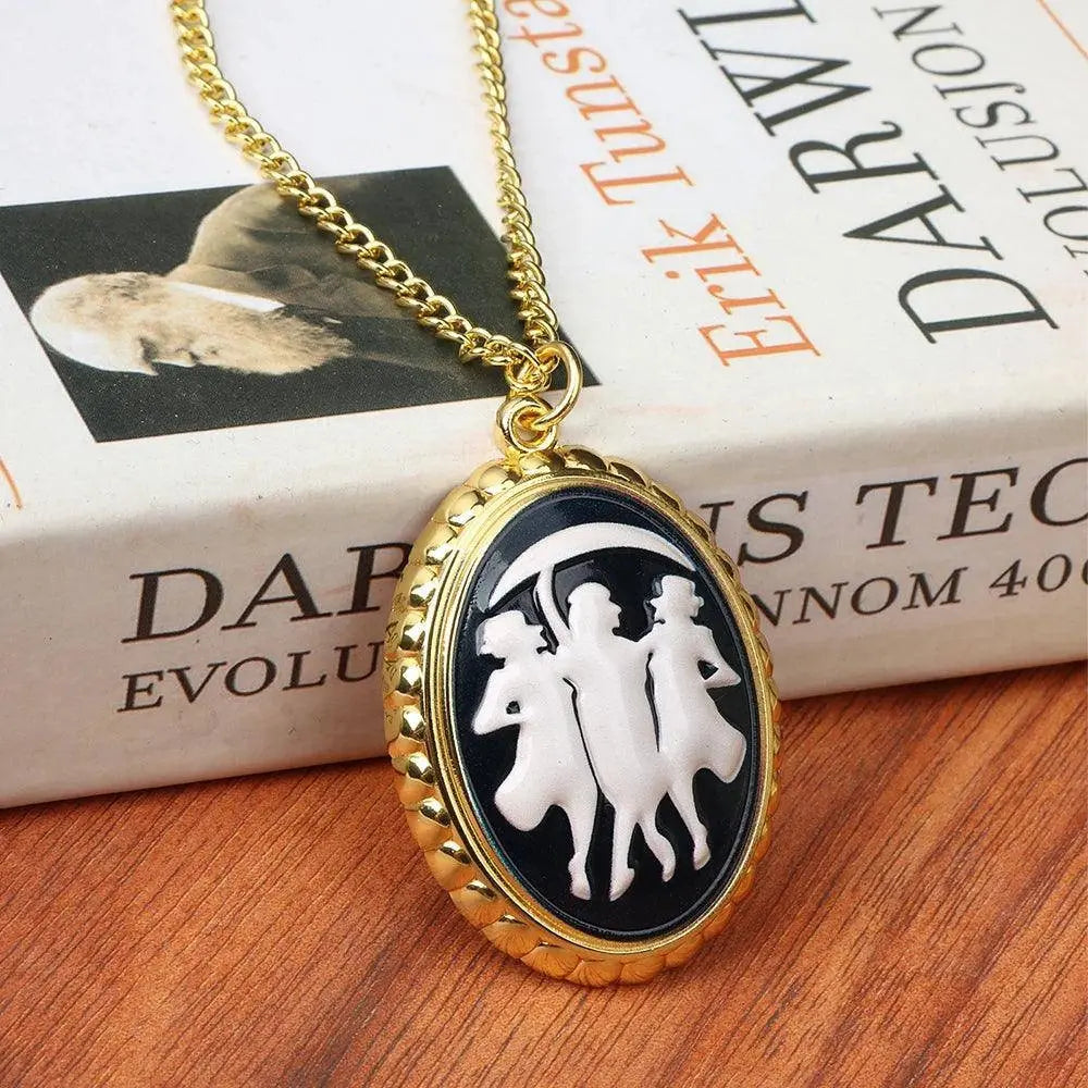 Agatha Cameo Necklace Harkness Darkhold Diaries Metal Pendant 5cm halloween - Tophatter Daily Deals
