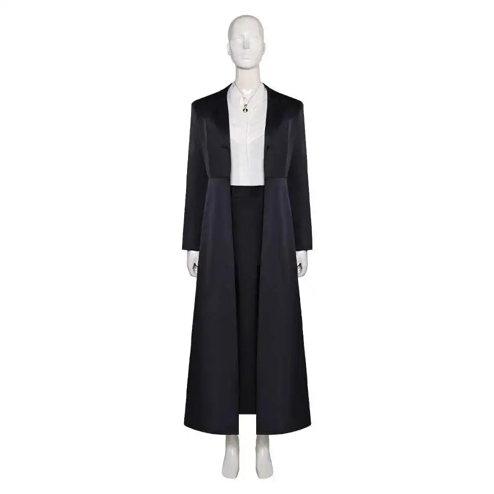 Agatha Harkness Inspired Black Trench Coat Suit Cosplay Costume halloween - Tophatter Daily Deals