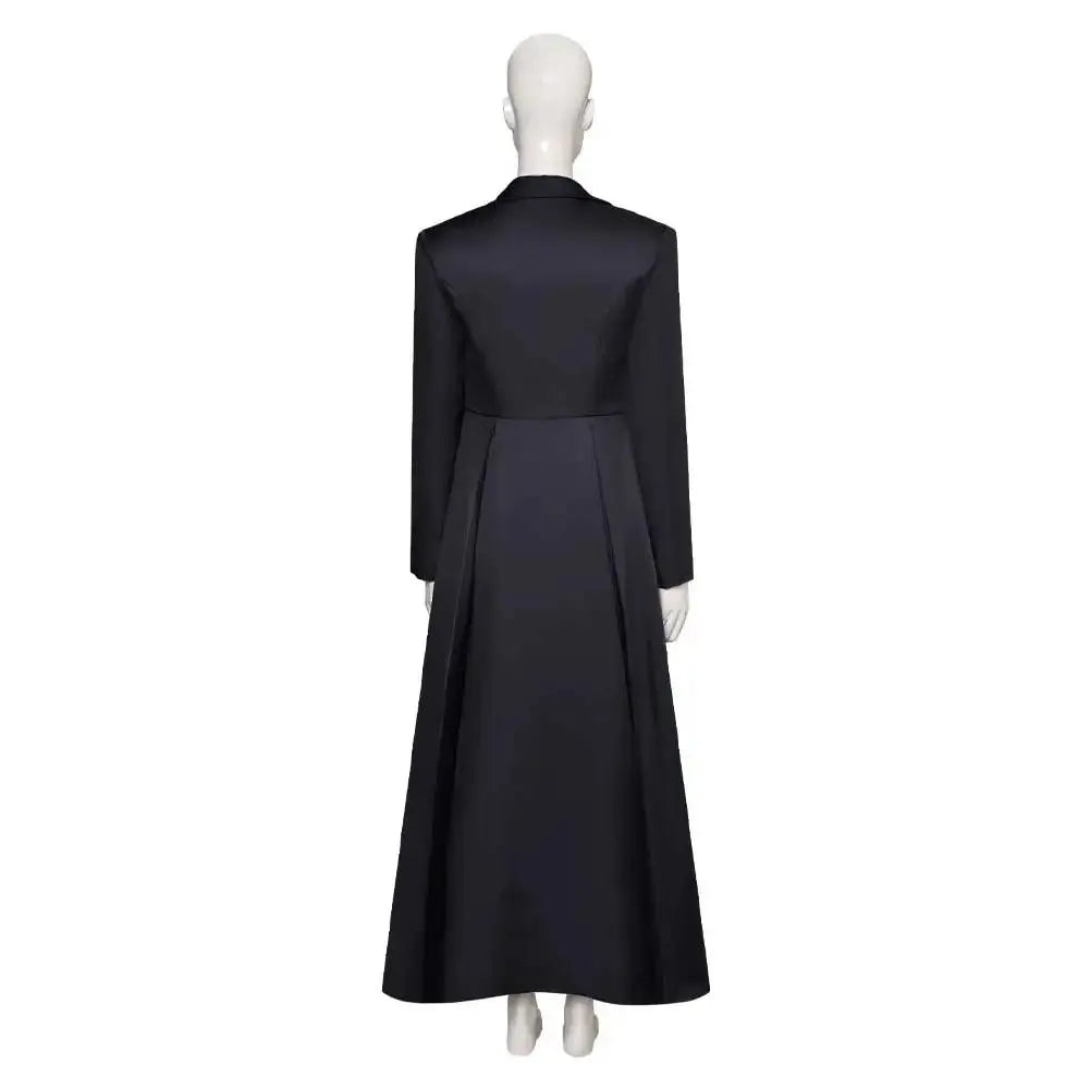 Agatha Harkness Inspired Black Trench Coat Suit Cosplay Costume halloween - Tophatter Daily Deals