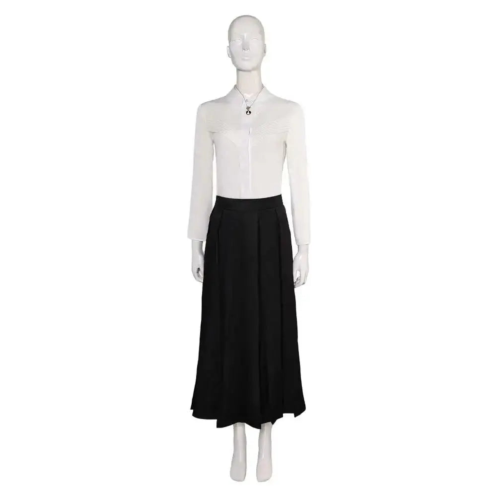 Agatha Harkness Inspired Black Trench Coat Suit Cosplay Costume halloween - Tophatter Daily Deals