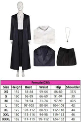 Agatha Harkness Inspired Black Trench Coat Suit Cosplay Costume halloween - Tophatter Daily Deals