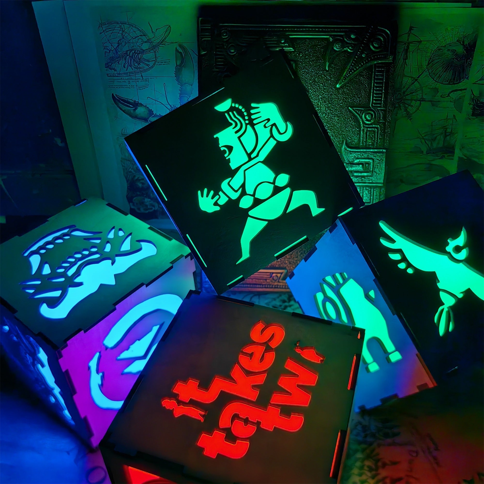 Age of Calamity Tribal Inspired Lantern Desk Decor - Tophatter Daily Deals