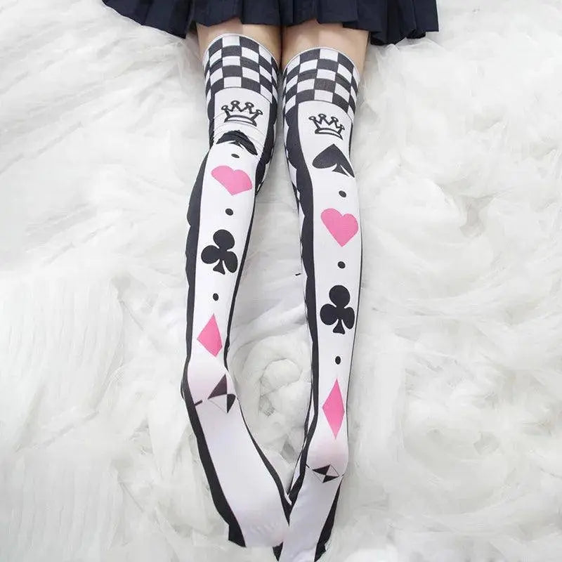 Ahegao Stockings | Lolita Sexy high-knee socks - Tophatter Daily Deals