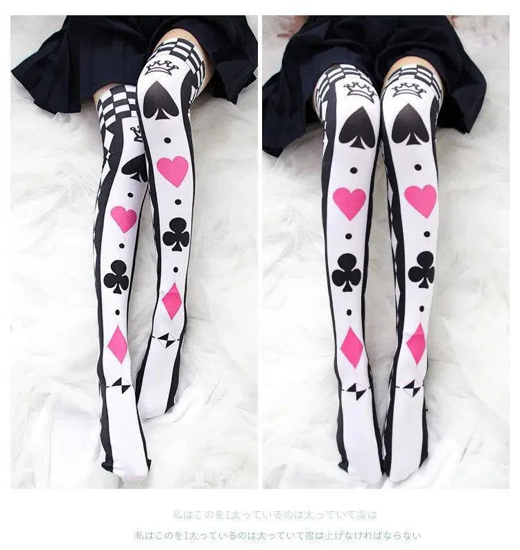 Ahegao Stockings | Lolita Sexy high-knee socks - Tophatter Daily Deals