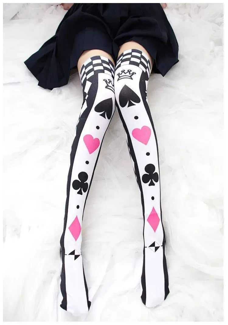 Ahegao Stockings | Lolita Sexy high-knee socks - Tophatter Daily Deals