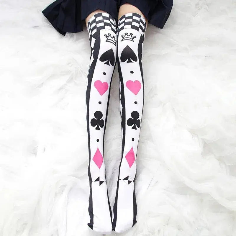 Ahegao Stockings | Lolita Sexy high-knee socks - Tophatter Daily Deals