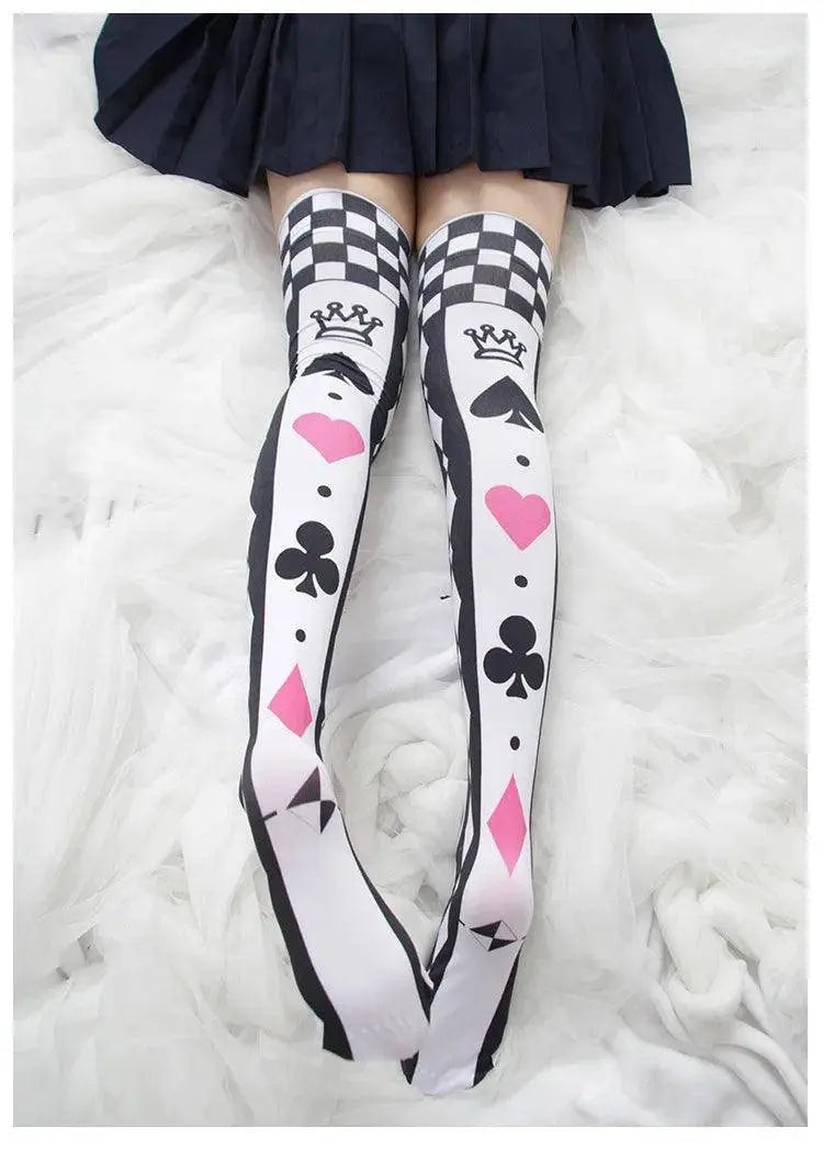 Ahegao Stockings | Lolita Sexy high-knee socks - Tophatter Daily Deals