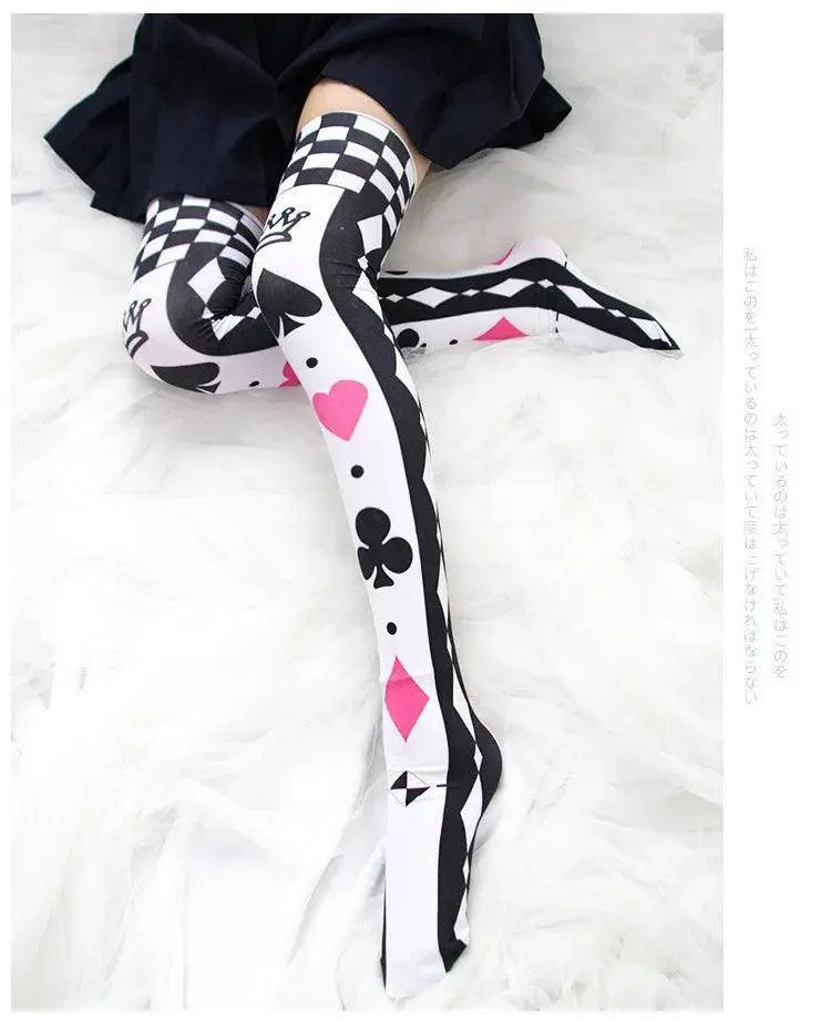 Ahegao Stockings | Lolita Sexy high-knee socks - Tophatter Daily Deals