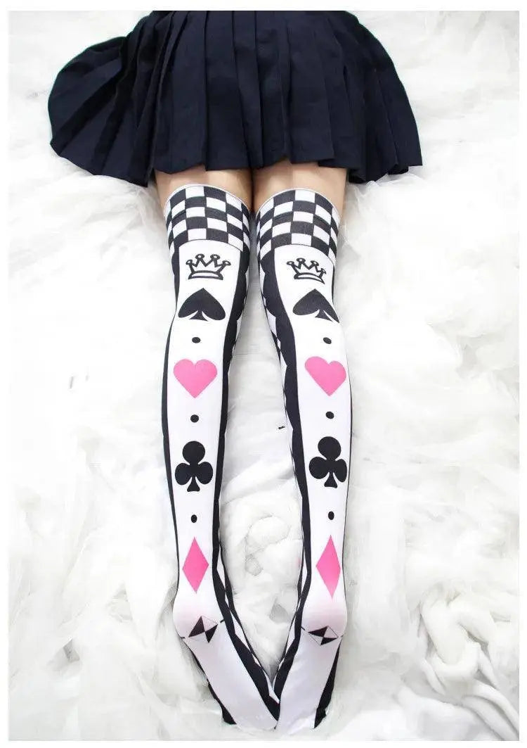 Ahegao Stockings | Lolita Sexy high-knee socks - Tophatter Daily Deals