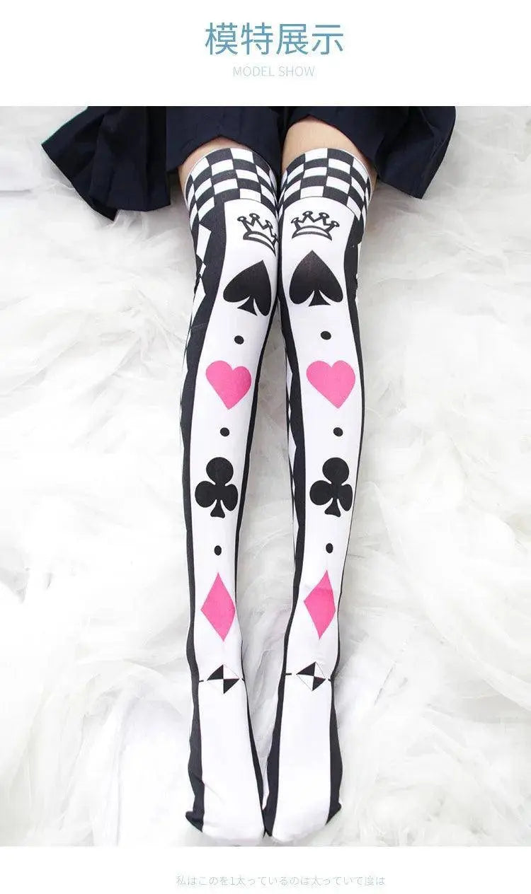 Ahegao Stockings | Lolita Sexy high-knee socks - Tophatter Daily Deals