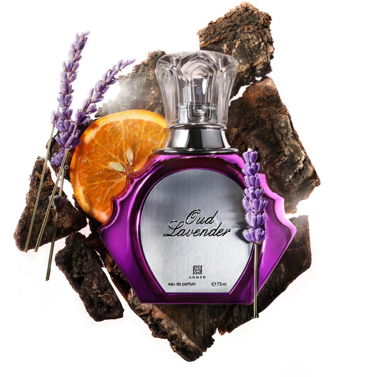 Ahmed Al Maghribi Oud Lavender Extrait De Parfum 75ml Spray - Tophatter Daily Deals