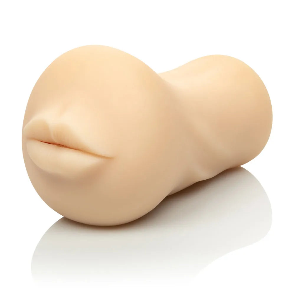 Stroke It Mouth – Heavy-Duty Realistic Masturbator Sleeve > Sex Toys For Men > Masturbators > Manual - Tophatter Daily Deals