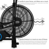Air Bikes UK - Air Exercise Bike Cardio Machine Fitness Exercise & Fitness - Tophatter Daily Deals