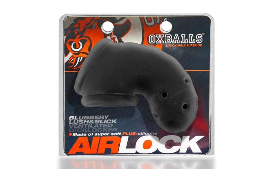 Airlock Air-Lite Vented Chastity Black Ice - Comfort and Style > Bondage Gear > Male Chastity - Tophatter Daily Deals