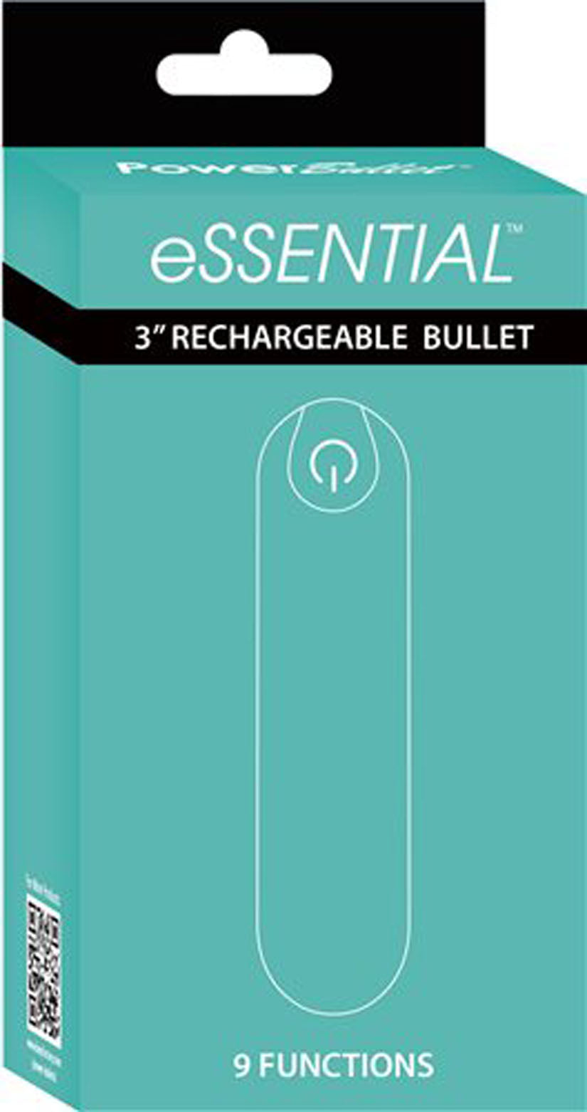 Essential 3 Inch Bullet Vibrator Teal with Discreet Storage Case > Vibrators > Mini Vibrators - Tophatter Daily Deals