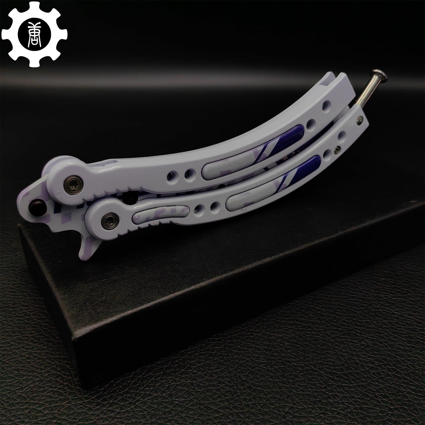 Akihabara Accept Balisong Metal Butterfly Knife Game Prop - Tophatter Daily Deals