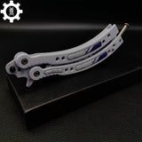 Akihabara Accept Balisong Metal Butterfly Knife Game Prop - Tophatter Daily Deals
