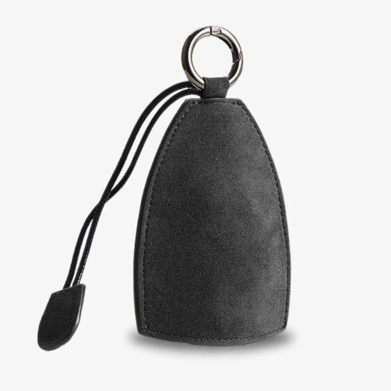 Car Key Chain Cover Soft Touch Velvet Sleek Key Holder Grip Black - Tophatter Daily Deals