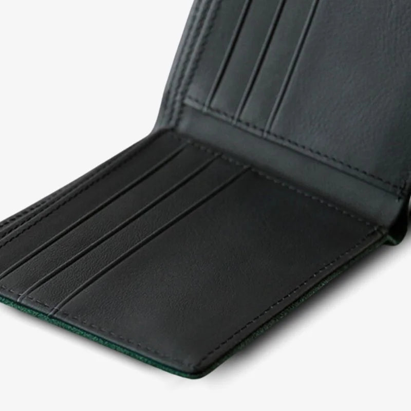 Alcantara Feel Woven BiFold Wallet Luxury Gift Idea - Tophatter Daily Deals