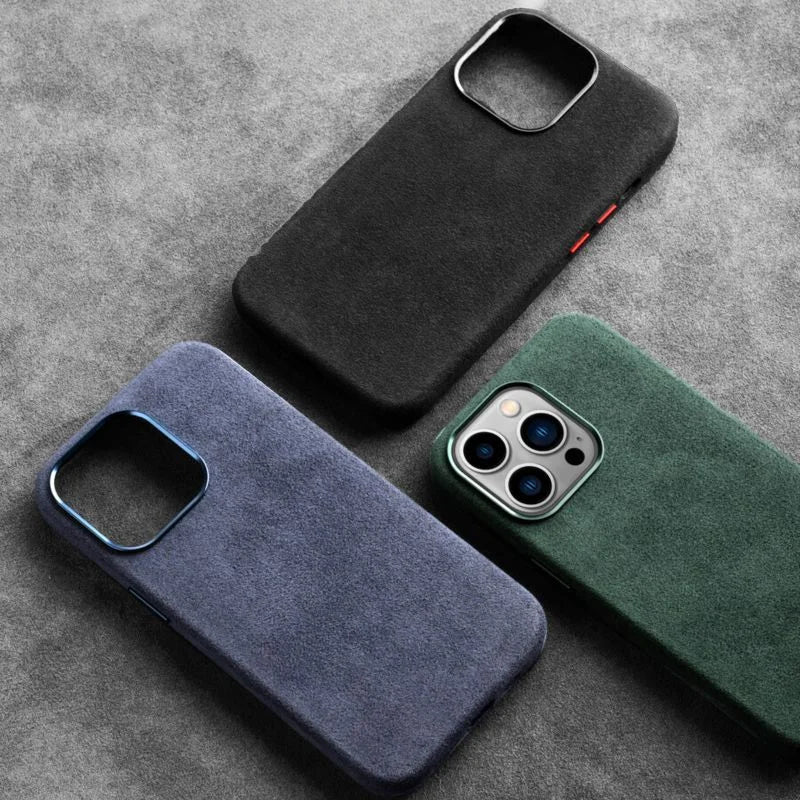 iPhone Case Alcantara Luxury Cover Fall 2025 Protection - Tophatter Daily Deals