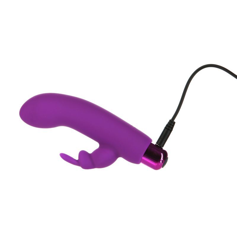 Alices Bunny Bullet w Rabbit Sleeve Purple 4 Inches > Vibrators > Mini Vibrators - Tophatter Daily Deals