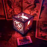 Movie Alien Inspired Night Light Wooden Cube Light - Tophatter Daily Deals