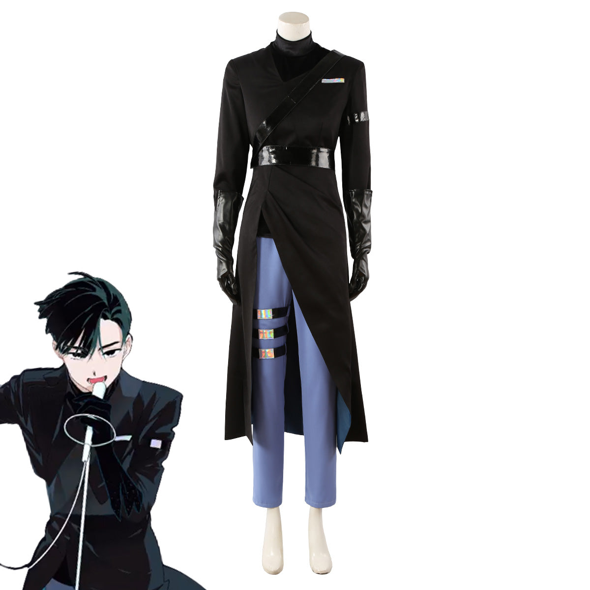 Alien Stage Ivan Black Cosplay Costume - Tophatter Daily Deals