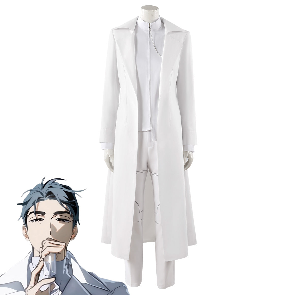 Alien Stage Ivan Round 6 White Cosplay Costume - Tophatter Daily Deals