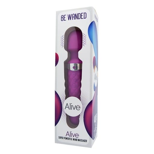 Alive Be Wanded Massager Lilac Mini Wireless Handheld Vibrating Personal Massager 20 cm > Sex Toys > Mini Massagers - Tophatter Daily Deals