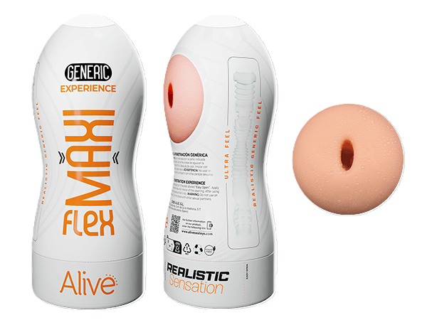 Alive Generic Maxi Flex Flesh Masturbator Size L > Sex Toys For Men > Masturbators > Manual - Tophatter Daily Deals