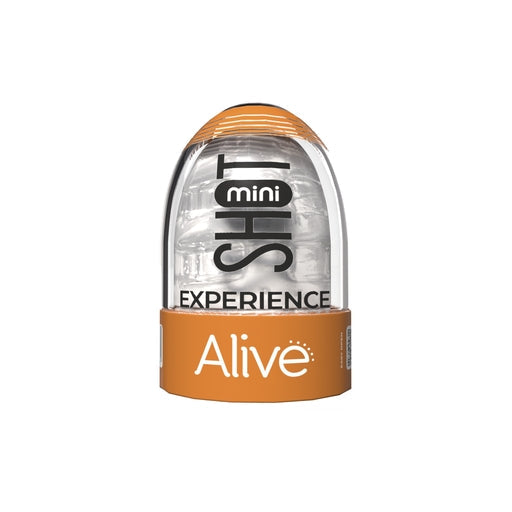 Alive Mini Shot Masturbator Transparent 8.5 cm Compact Waterproof TPE Sleeve > Sex Toys For Men > Masturbators > Manual - Tophatter Daily Deals