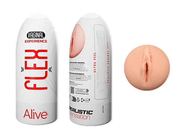Alive Vaginal Flex (Size M) – Flexible Masturbator Toy > Sex Toys For Men > Masturbators > Manual - Tophatter Daily Deals