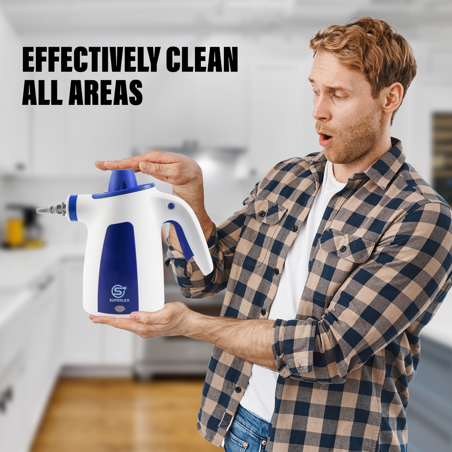 Handheld Steam Cleaner – 10-in-1 High Pressure Multi-Purpose Steamer for Home, Kitchen & Car Handheld Steam Cleaner - Tophatter Daily Deals
