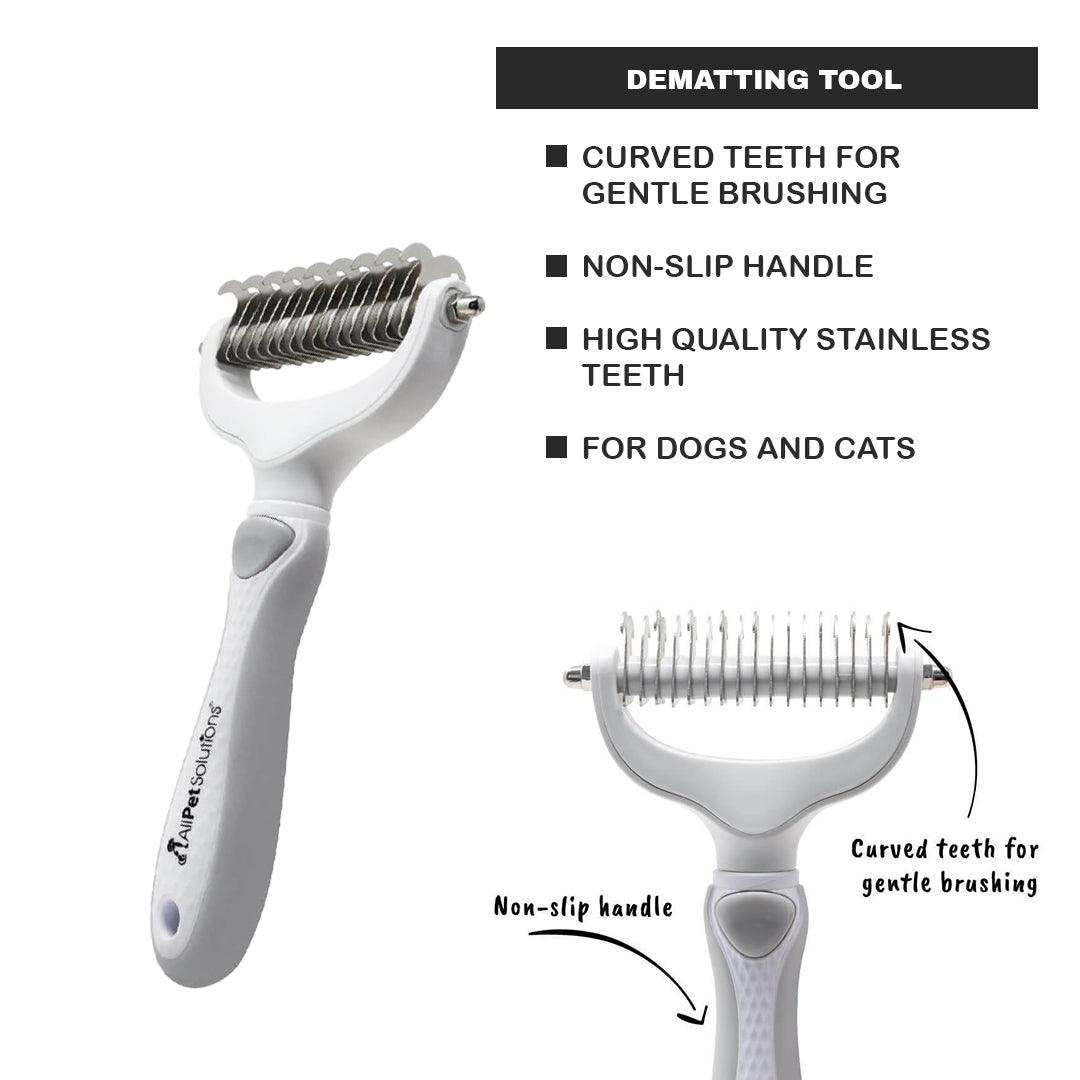 Best Grooming Brush for Dogs - All Pet Solutions Dog Puppy Cat Pet Grooming Comb, Slicker Brush, Dematting Tool Pet Products - Tophatter Daily Deals